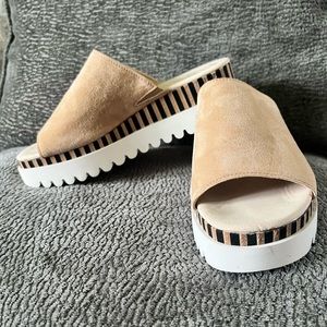 Gabor Platform Slip on Sandals, Size 7